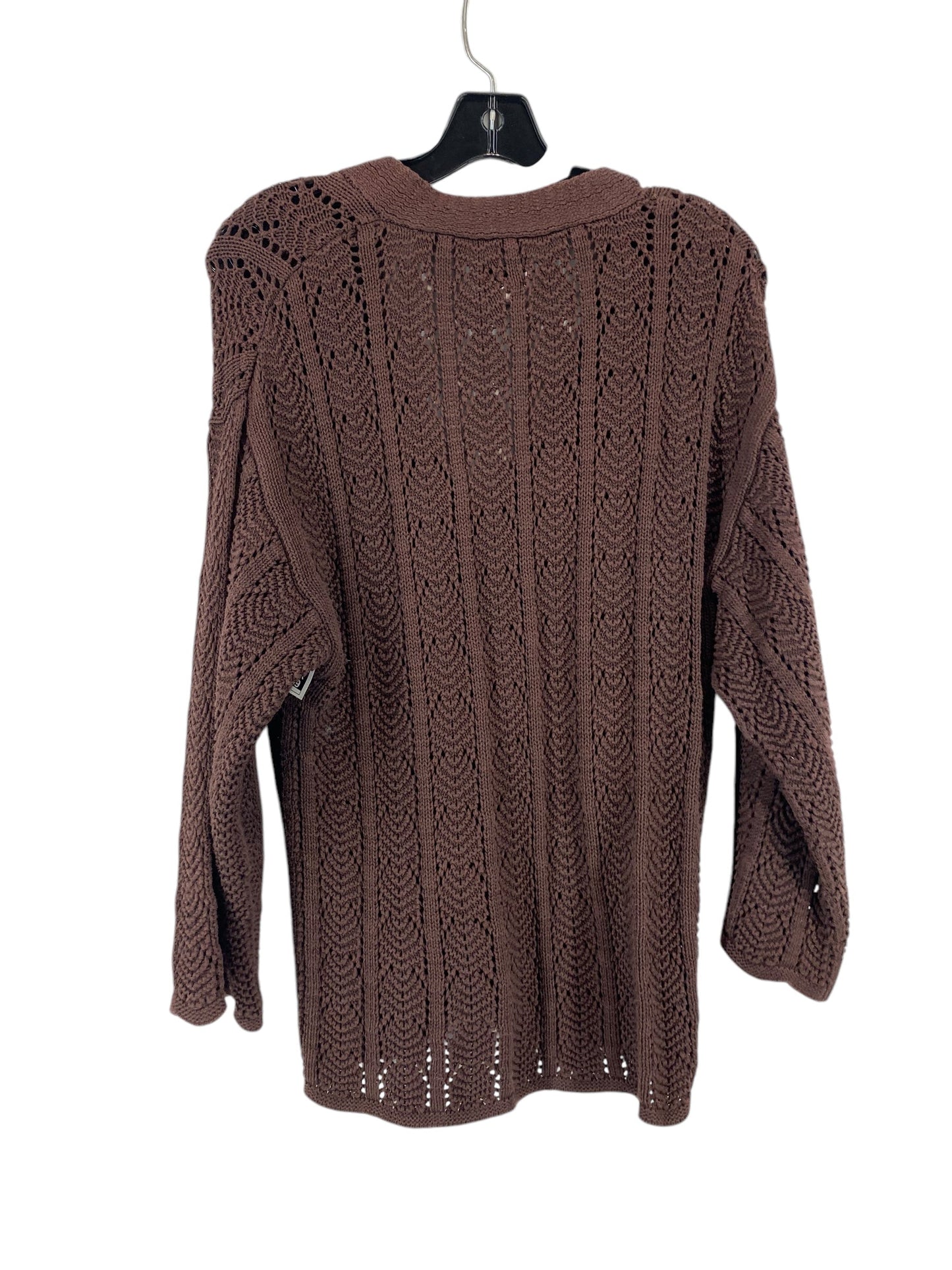 Sweater By Chicos In Brown, Size: 2