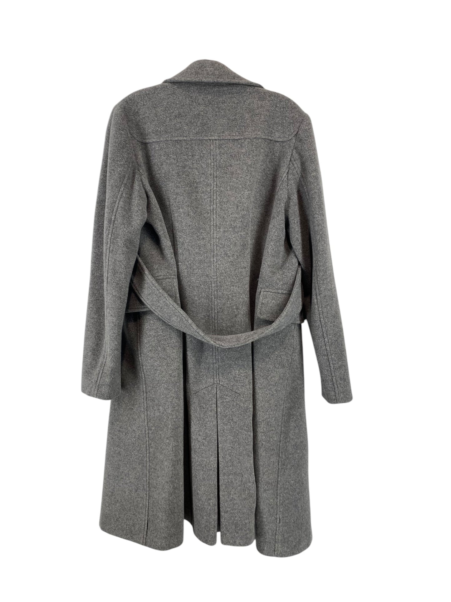 Coat Peacoat By Banana Republic In Grey, Size: L