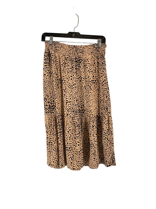 Skirt Midi By 89th And Madison In Animal Print, Size: M