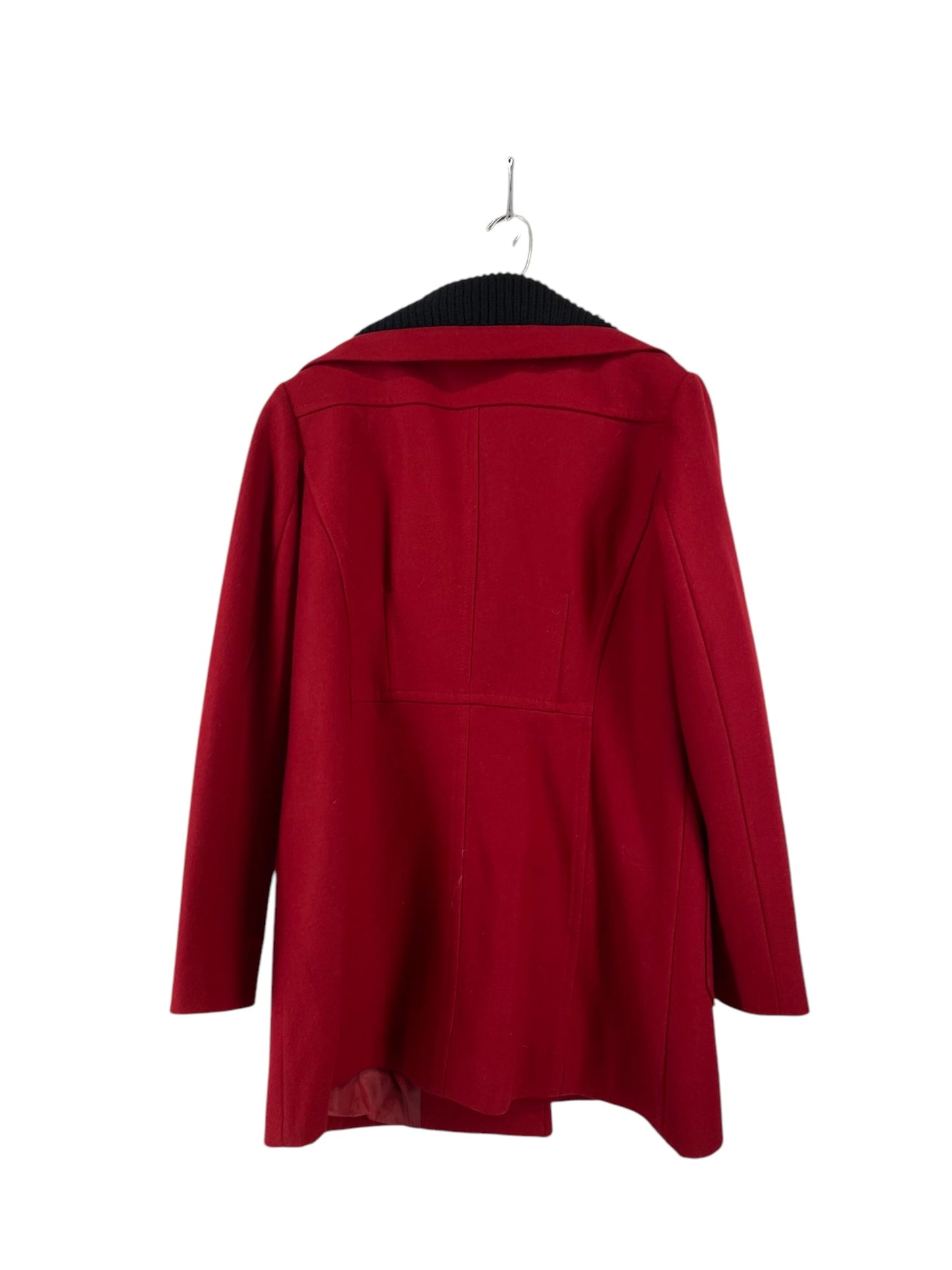 Coat Peacoat By Coldwater Creek In Red, Size: L