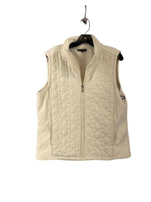 Vest Fleece By For Cynthia In White, Size: Xl