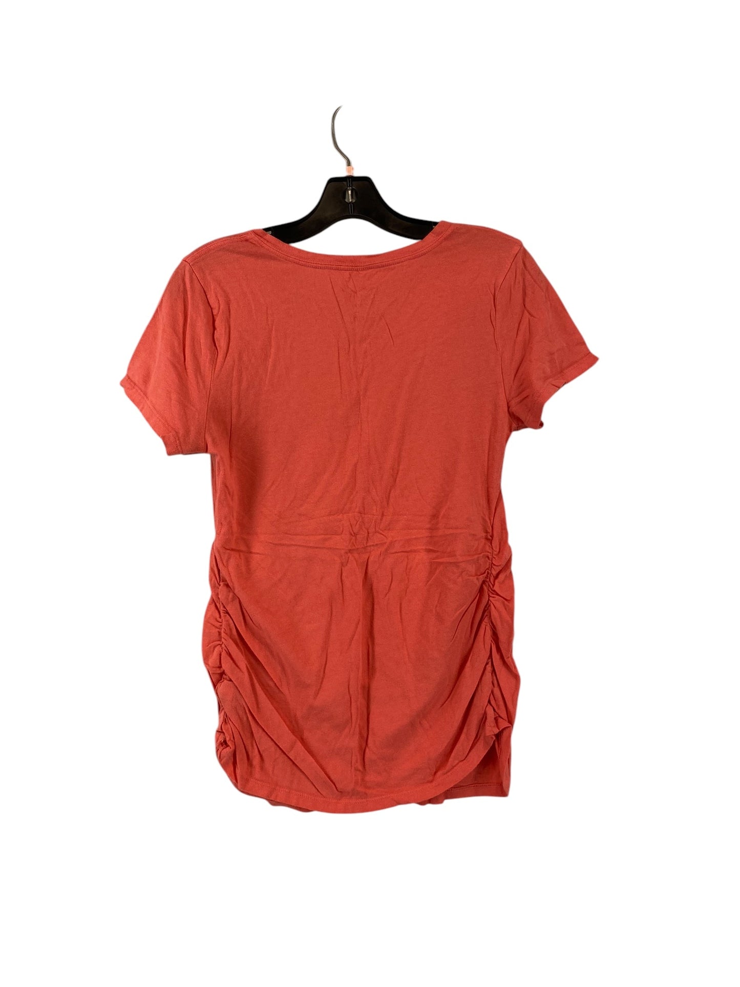 Top Short Sleeve By Isabel Maternity In Coral, Size: S