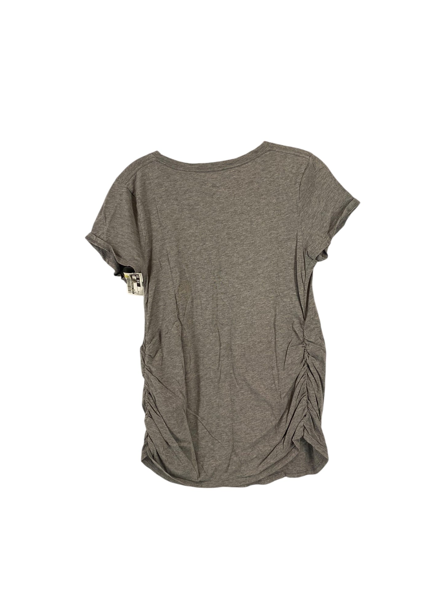 Top Short Sleeve By Isabel Maternity In Grey, Size: M