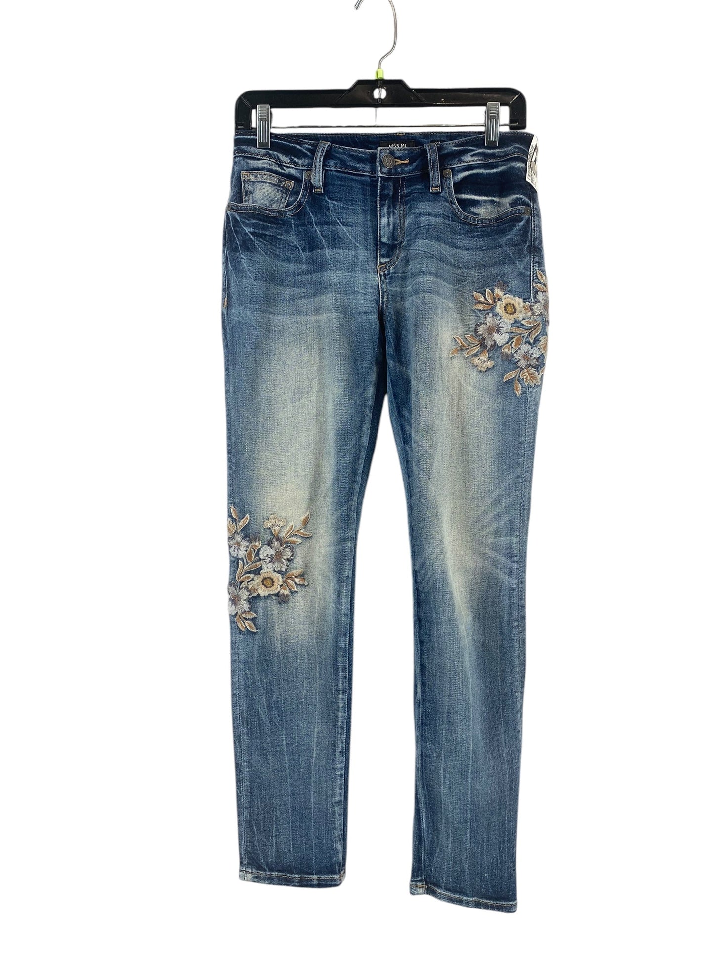 Jeans Skinny By Miss Me In Blue Denim, Size: 4