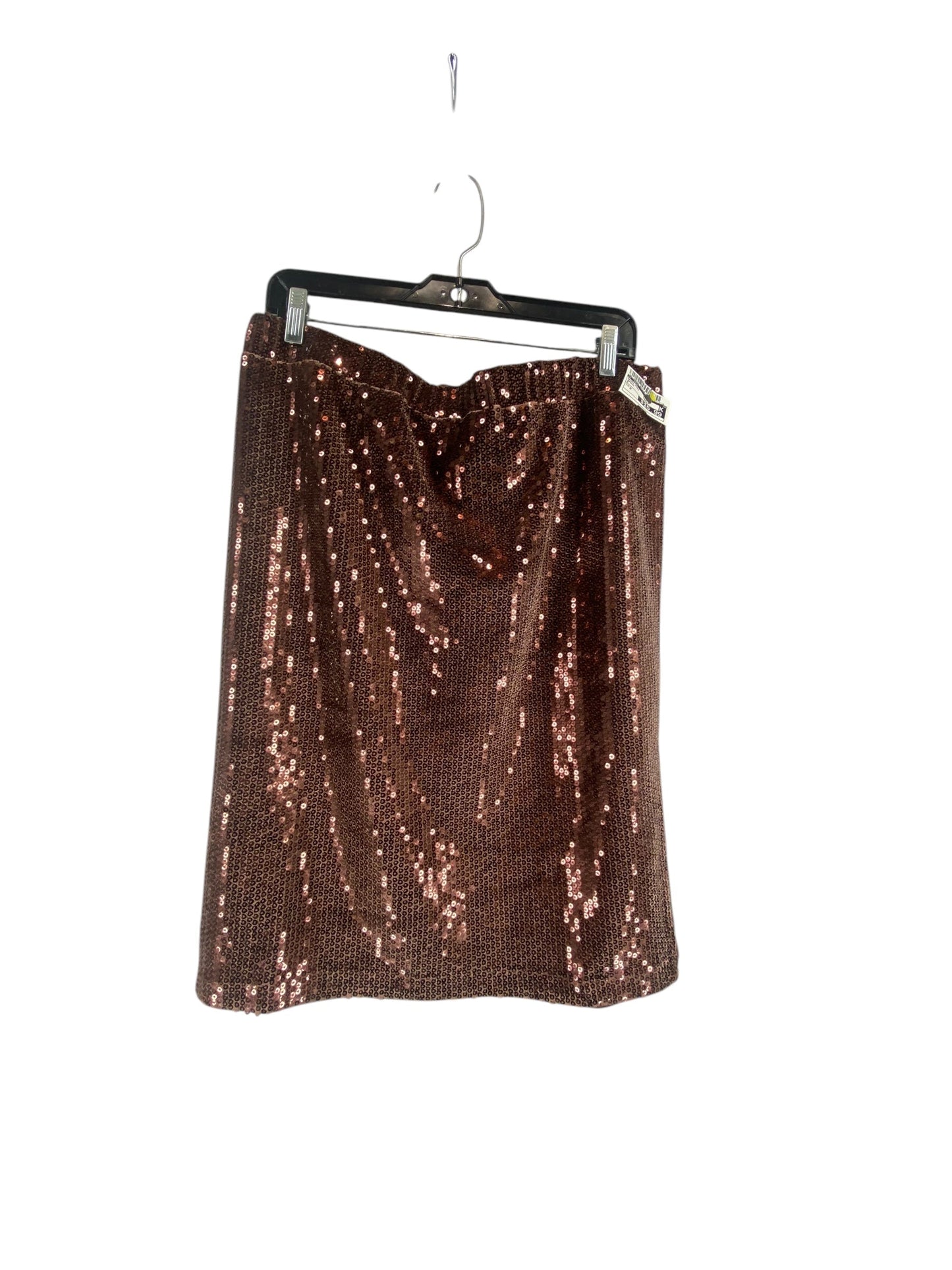 Skirt Midi By J. Jill In Bronze, Size: M