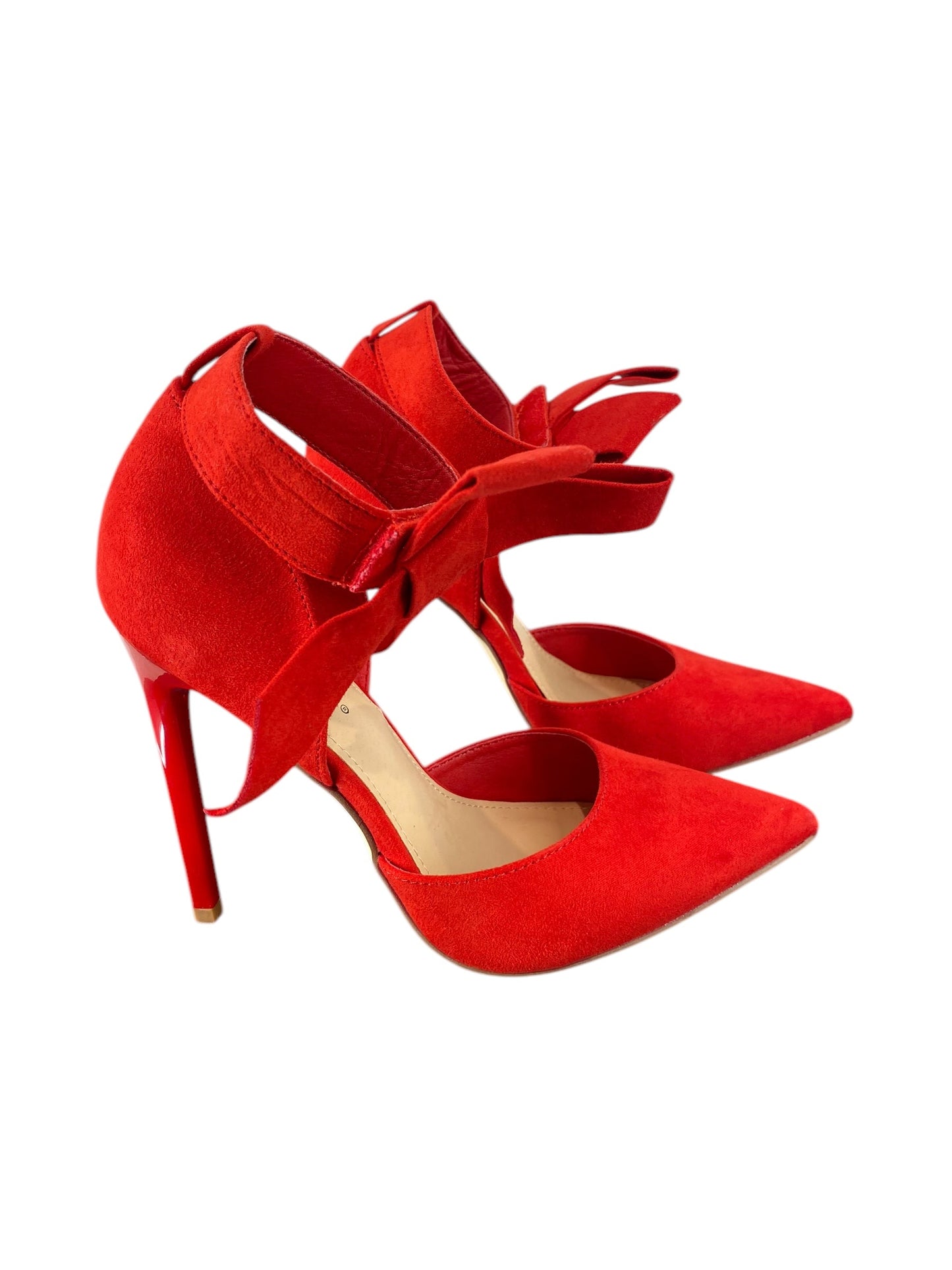 Shoes Heels Stiletto By Just Fab In Red, Size: 6