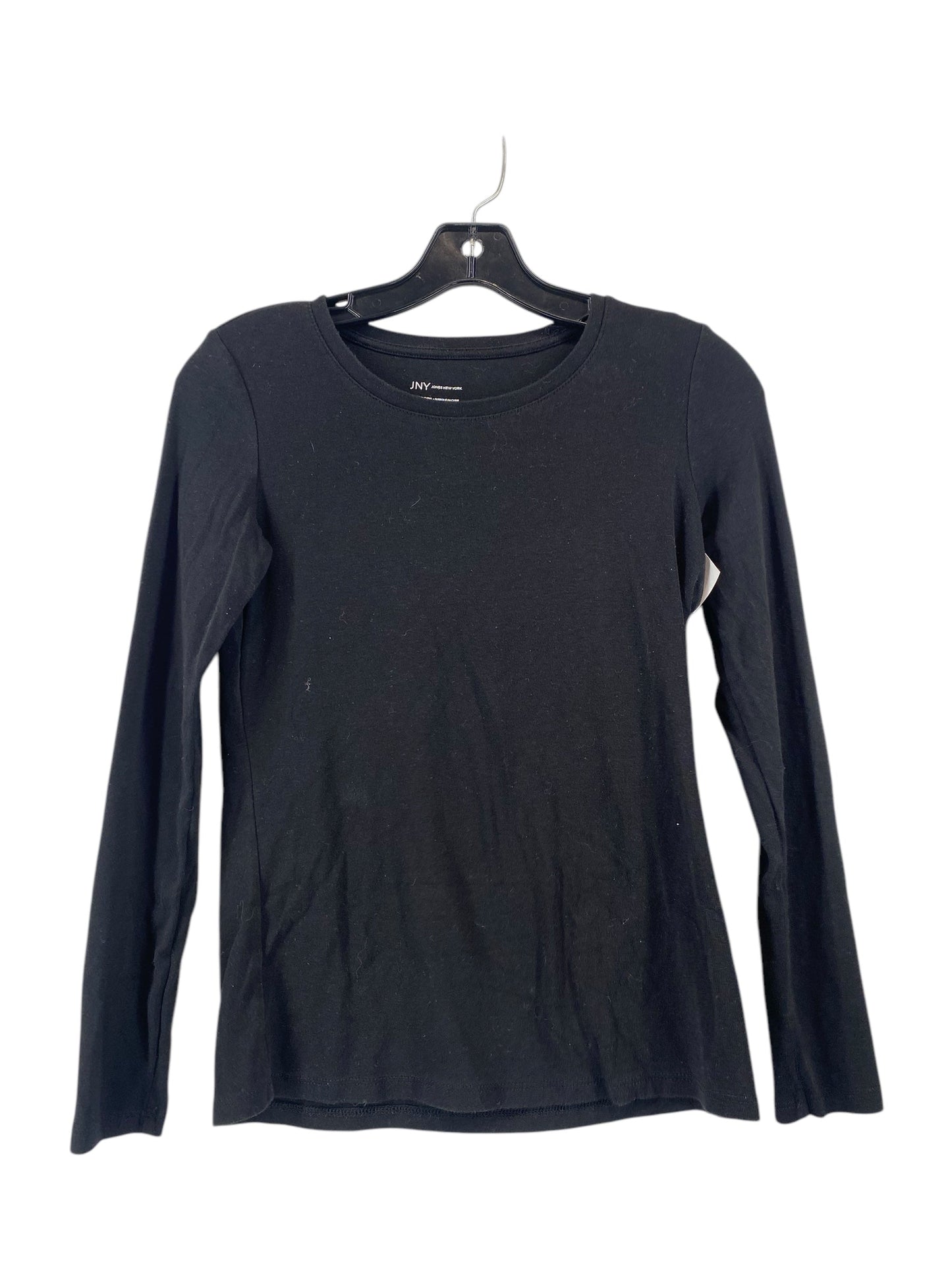 Top Long Sleeve By Jones New York In Black, Size: Xs