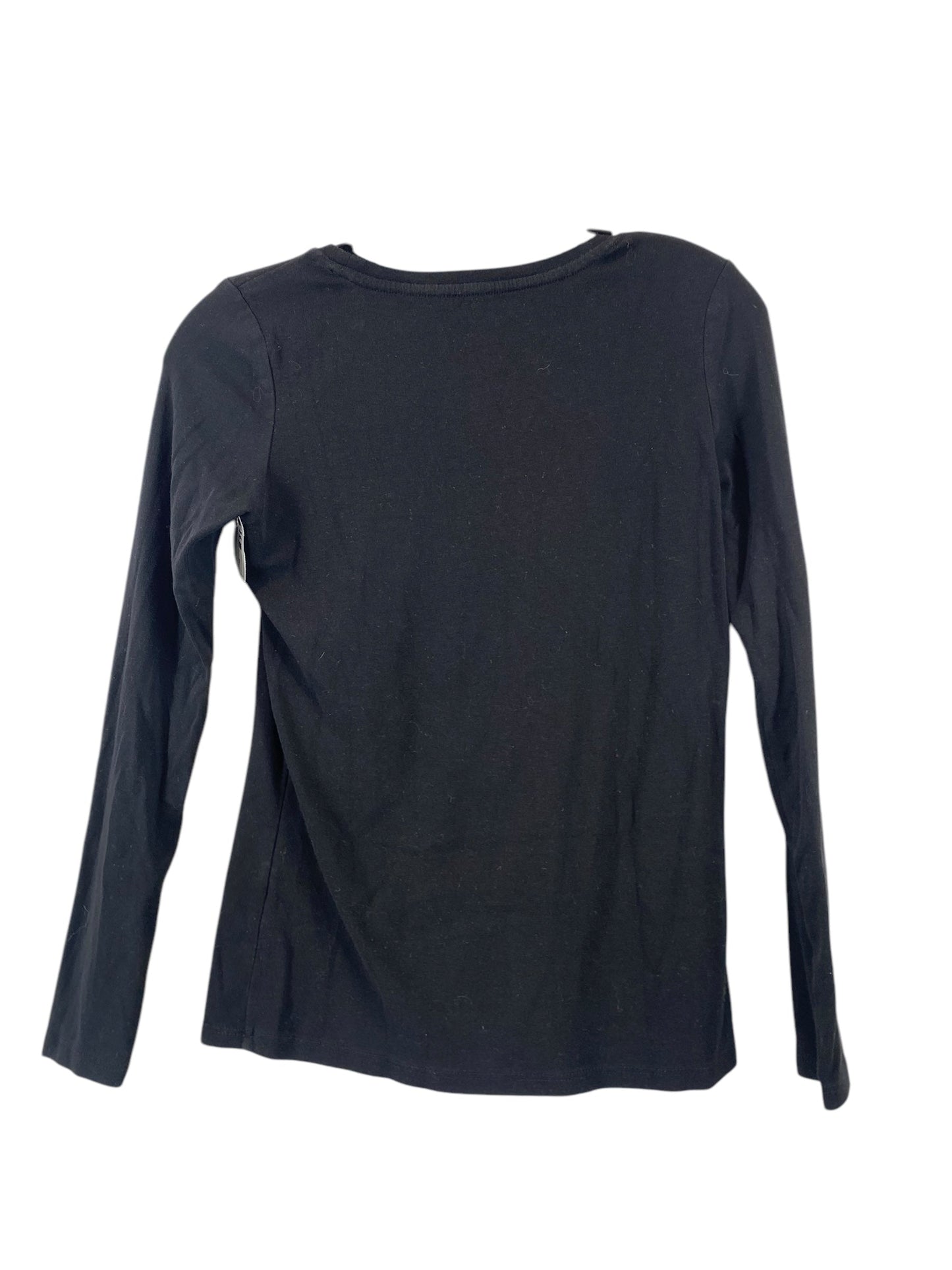 Top Long Sleeve By Jones New York In Black, Size: Xs