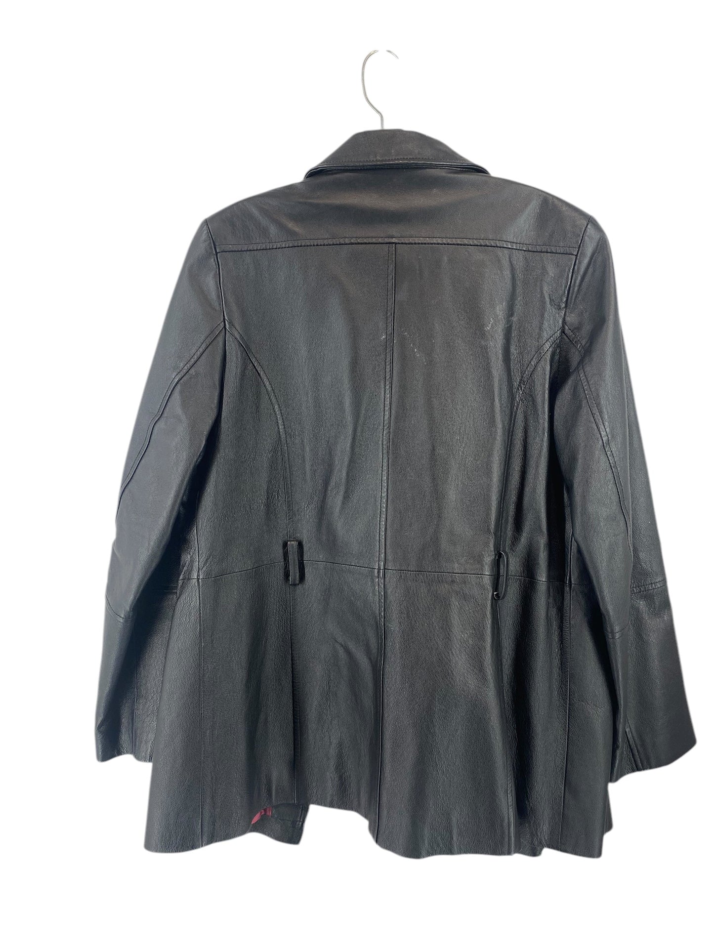 Jacket Leather By Croft And Barrow In Black, Size: M