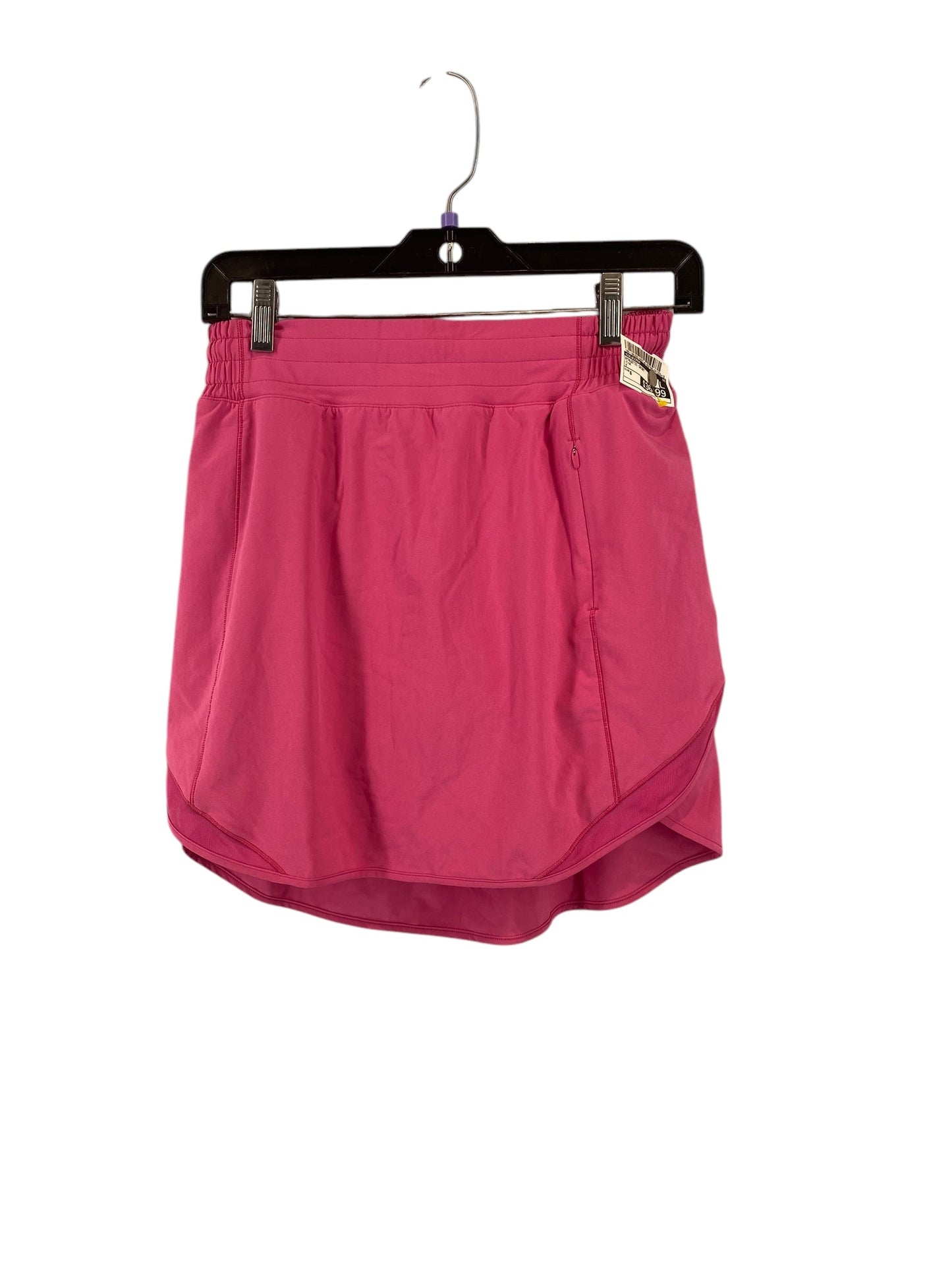 Athletic Skort By Lululemon In Pink, Size: 6