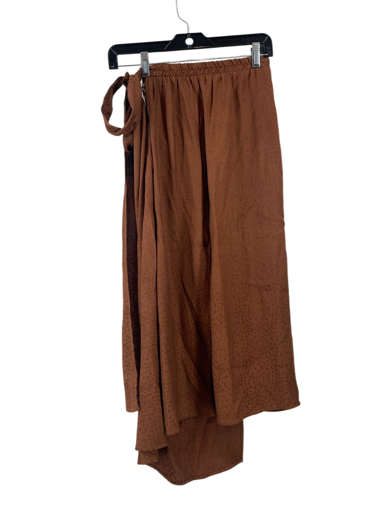 Skirt Midi By Clothes Mentor In Brown, Size: M