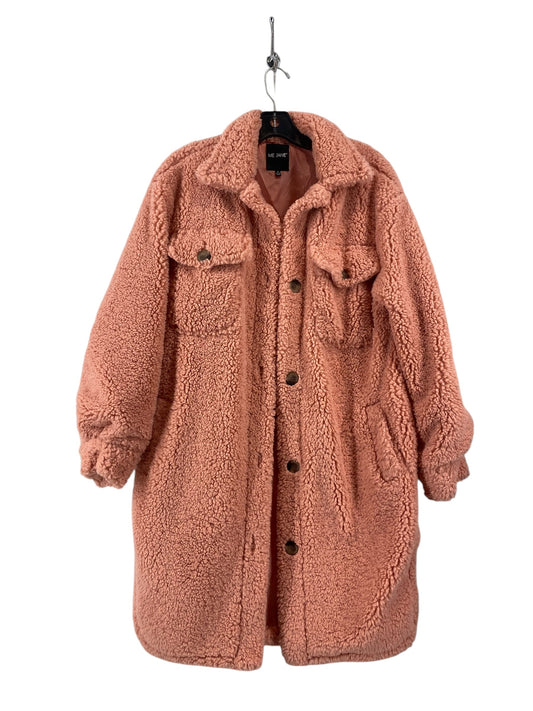 Coat Faux Fur & Sherpa By Me Jane In Pink, Size: S