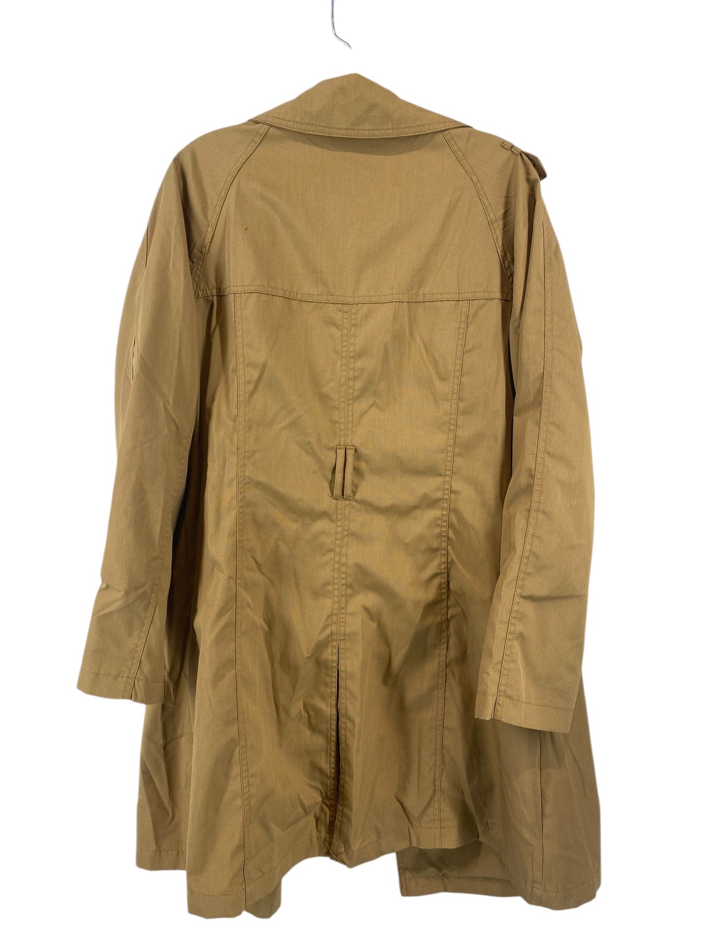 Coat Raincoat By Merona In Brown, Size: L