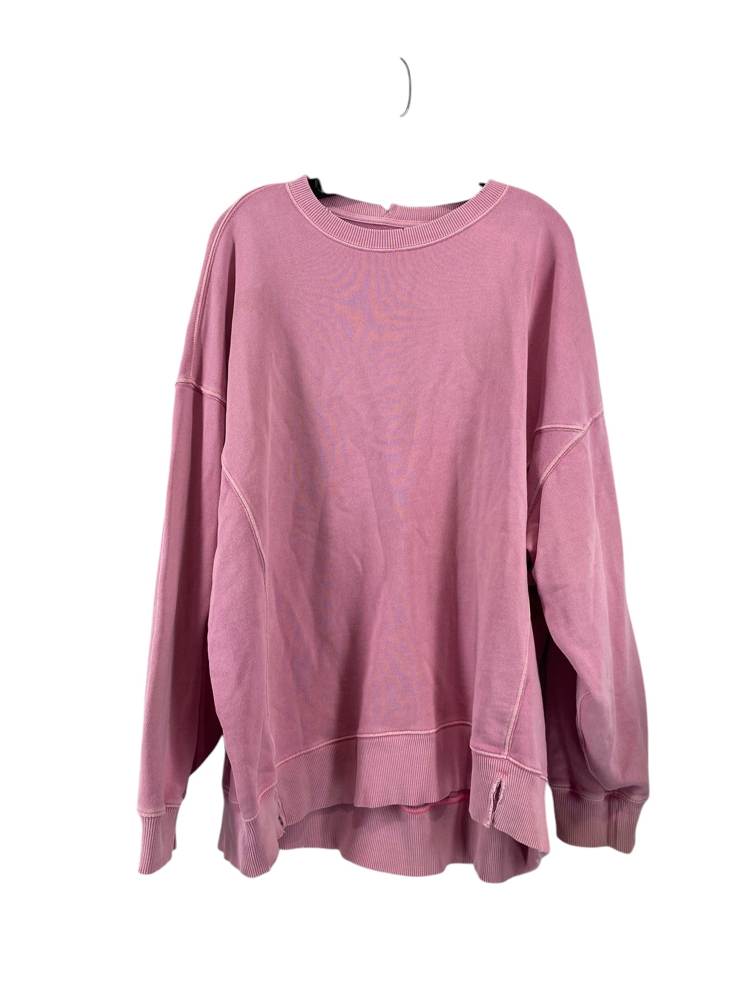 Sweatshirt Crewneck By Aerie In Pink, Size: L