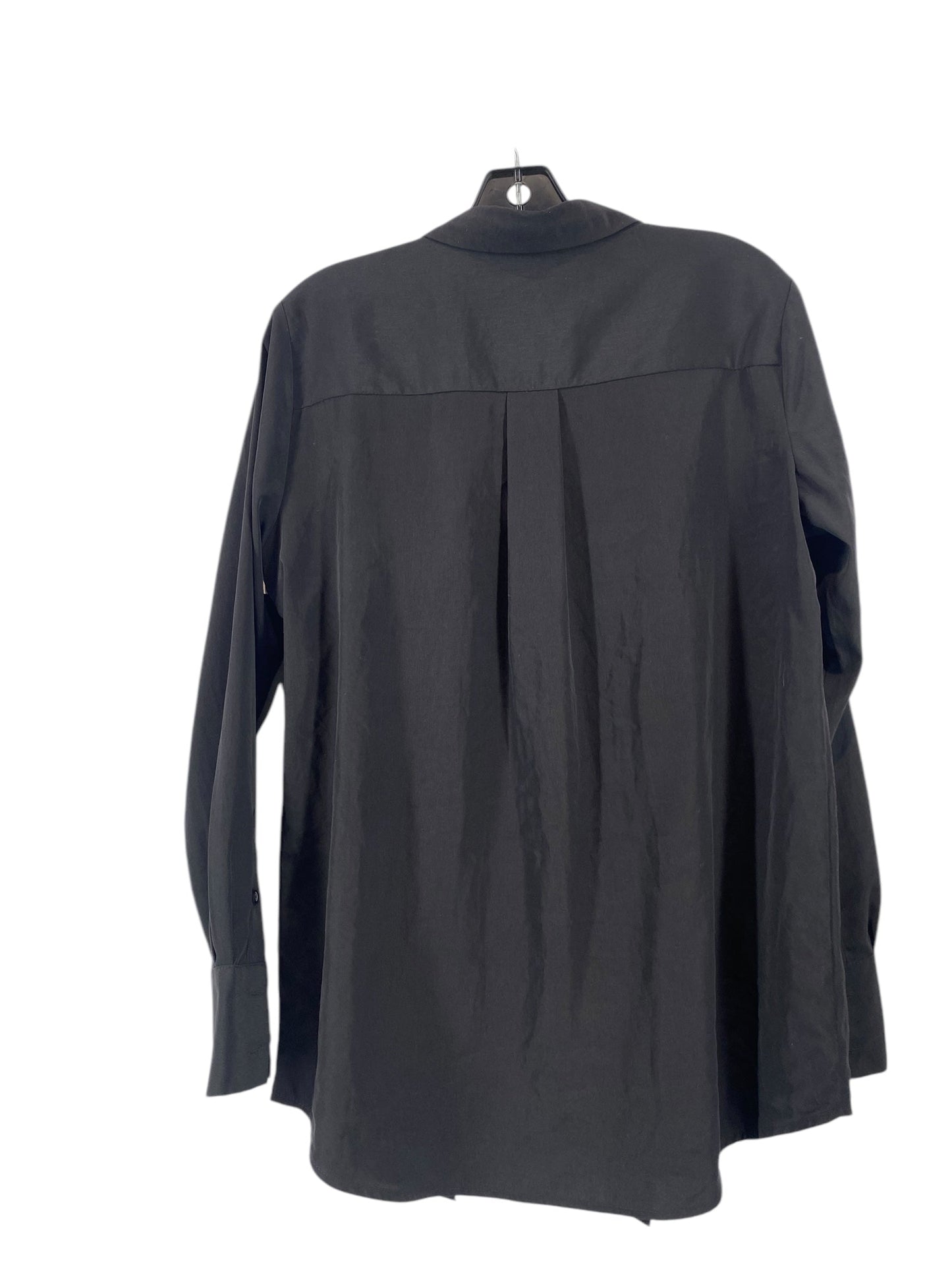 Blouse Long Sleeve By Nine West In Black, Size: M