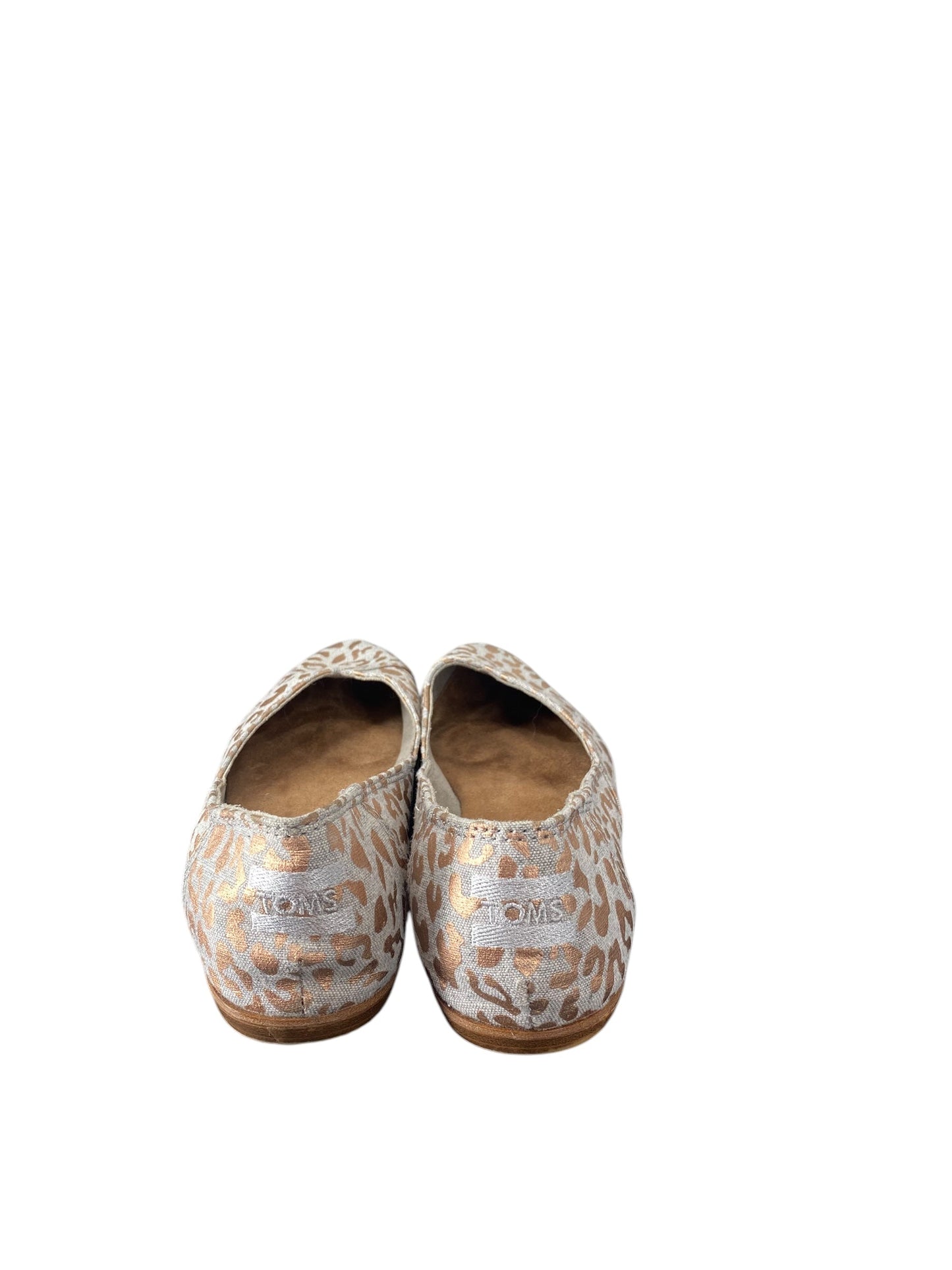 Shoes Flats By Toms In Rose Gold, Size: 7.5