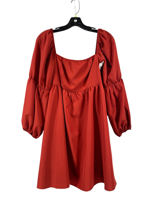 Dress Casual Short By Clothes Mentor In Red, Size: L