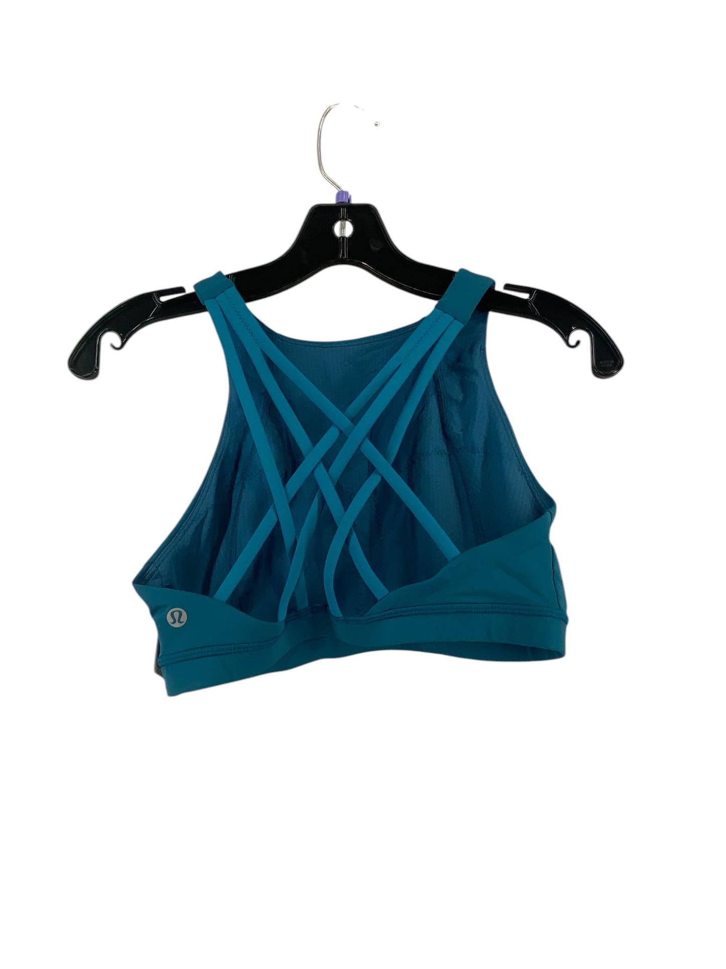 Athletic Bra By Lululemon In Blue, Size: 8