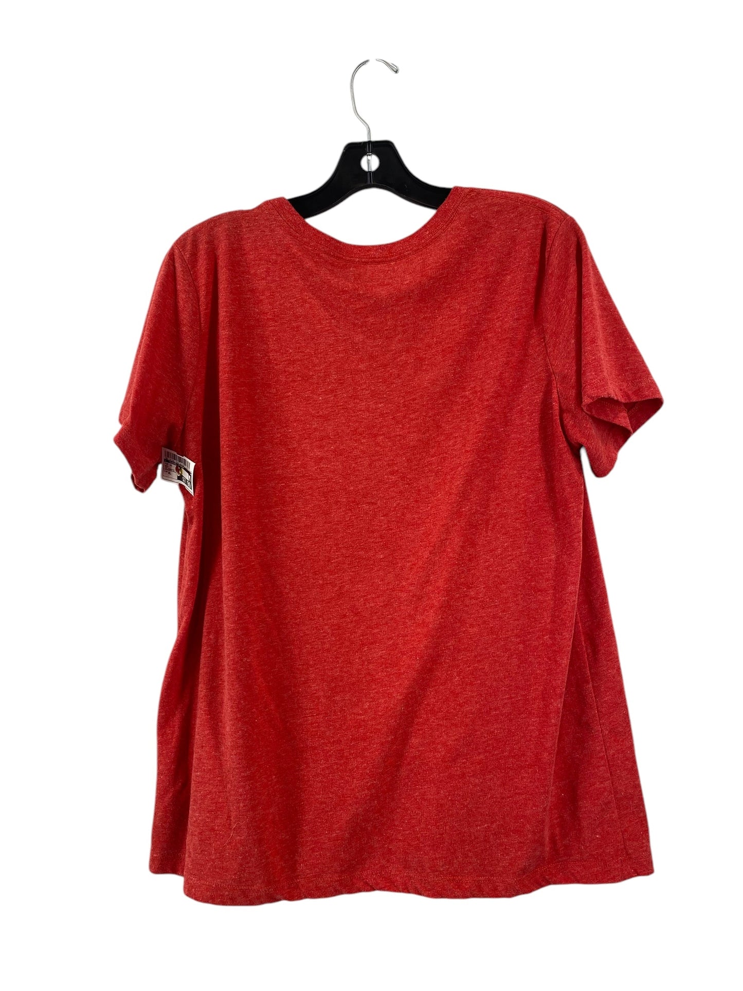 Top Short Sleeve By Clothes Mentor In Red, Size: Xl