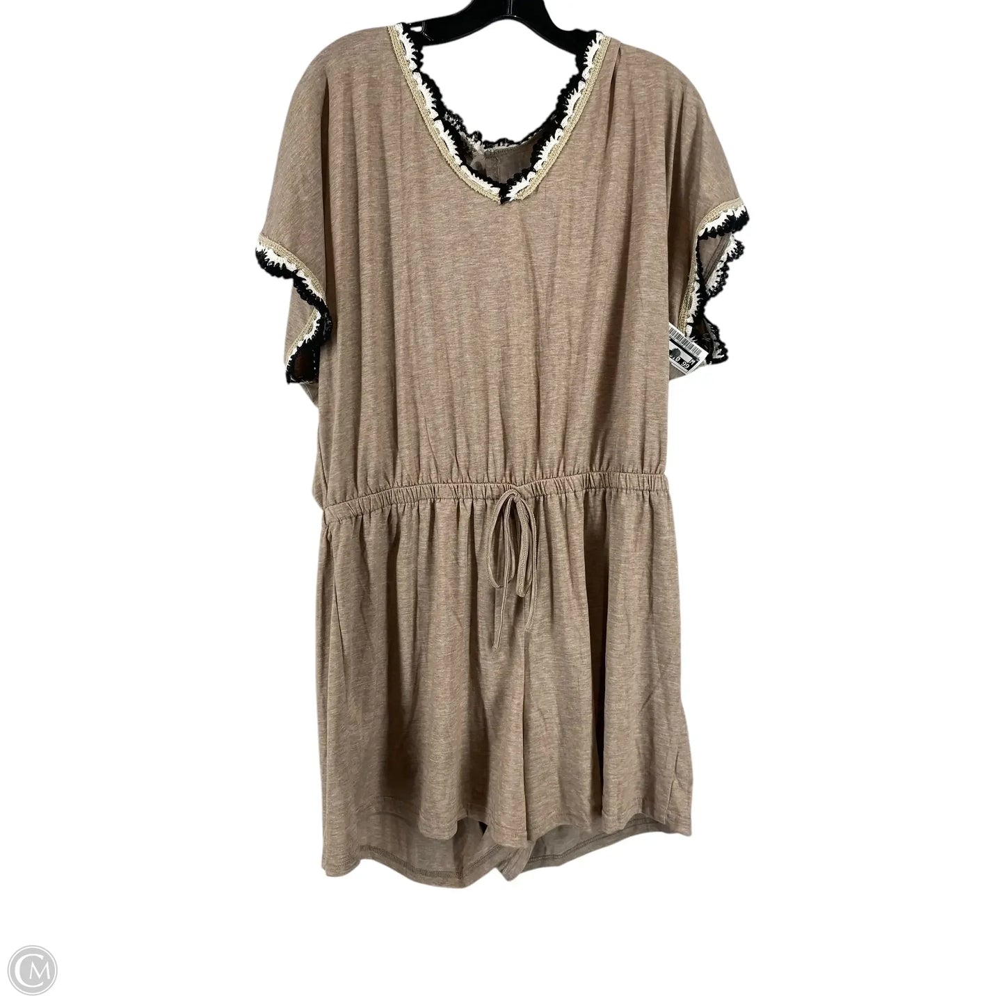 Romper By Shein In Brown, Size: 2x
