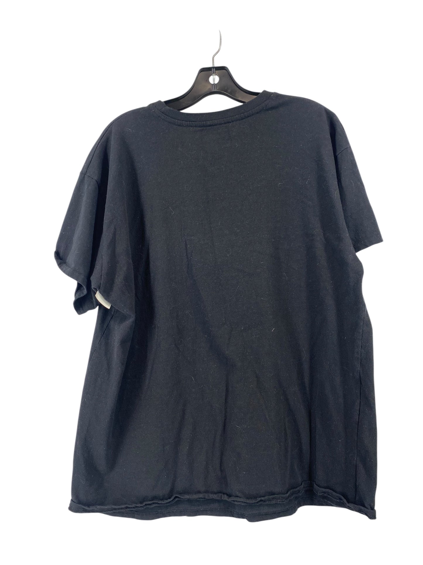 Top Short Sleeve By Clothes Mentor In Black, Size: Xl