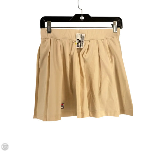 Athletic Skirt By Fila In Tan, Size: S