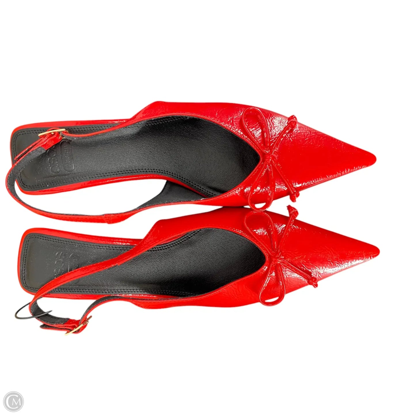 Shoes Heels Kitten By Asos In Red, Size: 8