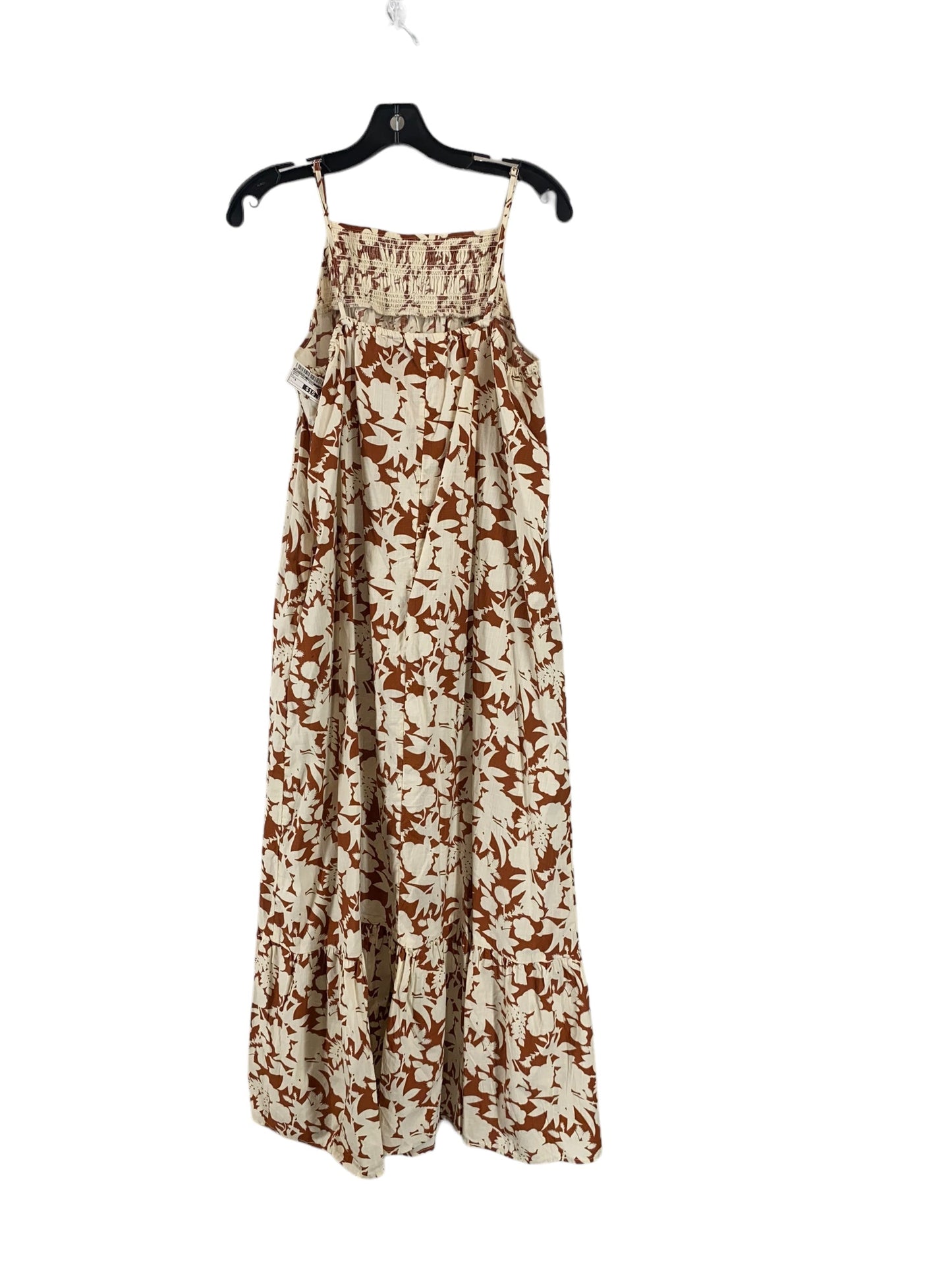 Brown Dress Casual Maxi Universal Thread, Size S