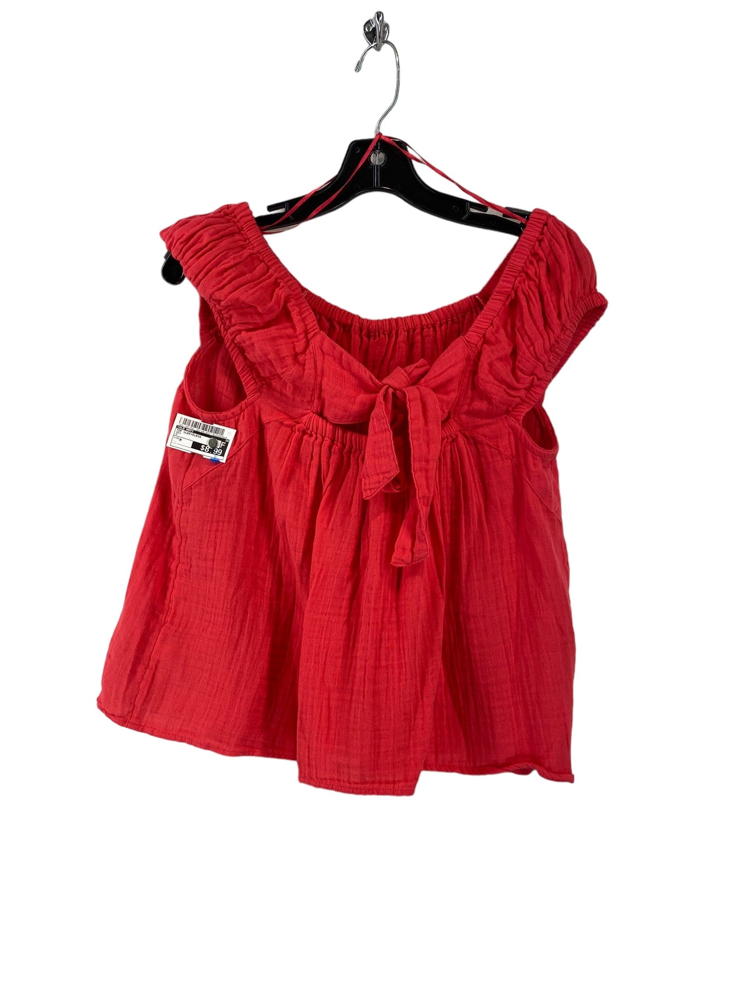 Red Top Sleeveless Old Navy, Size M