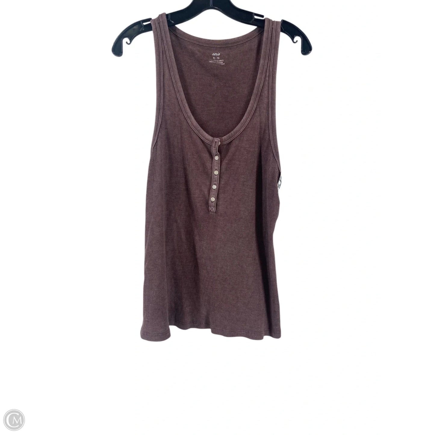 Top Sleeveless By Aerie In Brown, Size: Xl