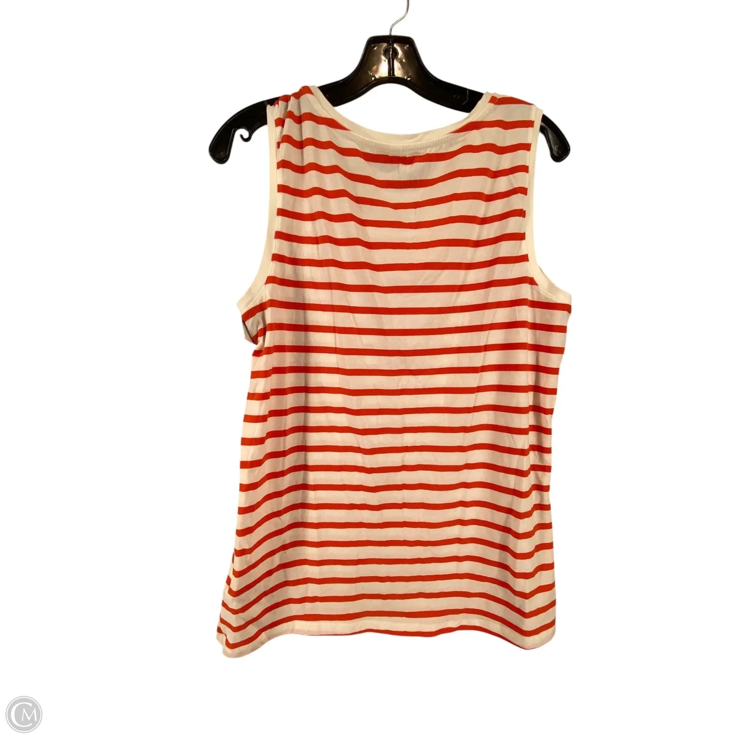 Top Sleeveless By Clothes Mentor In Striped Pattern, Size: L