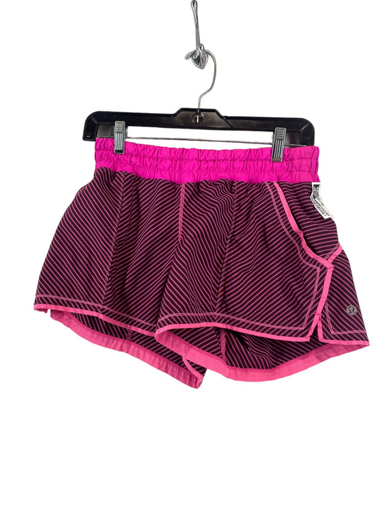 Pink & Purple Athletic Shorts Lululemon, Size 8
