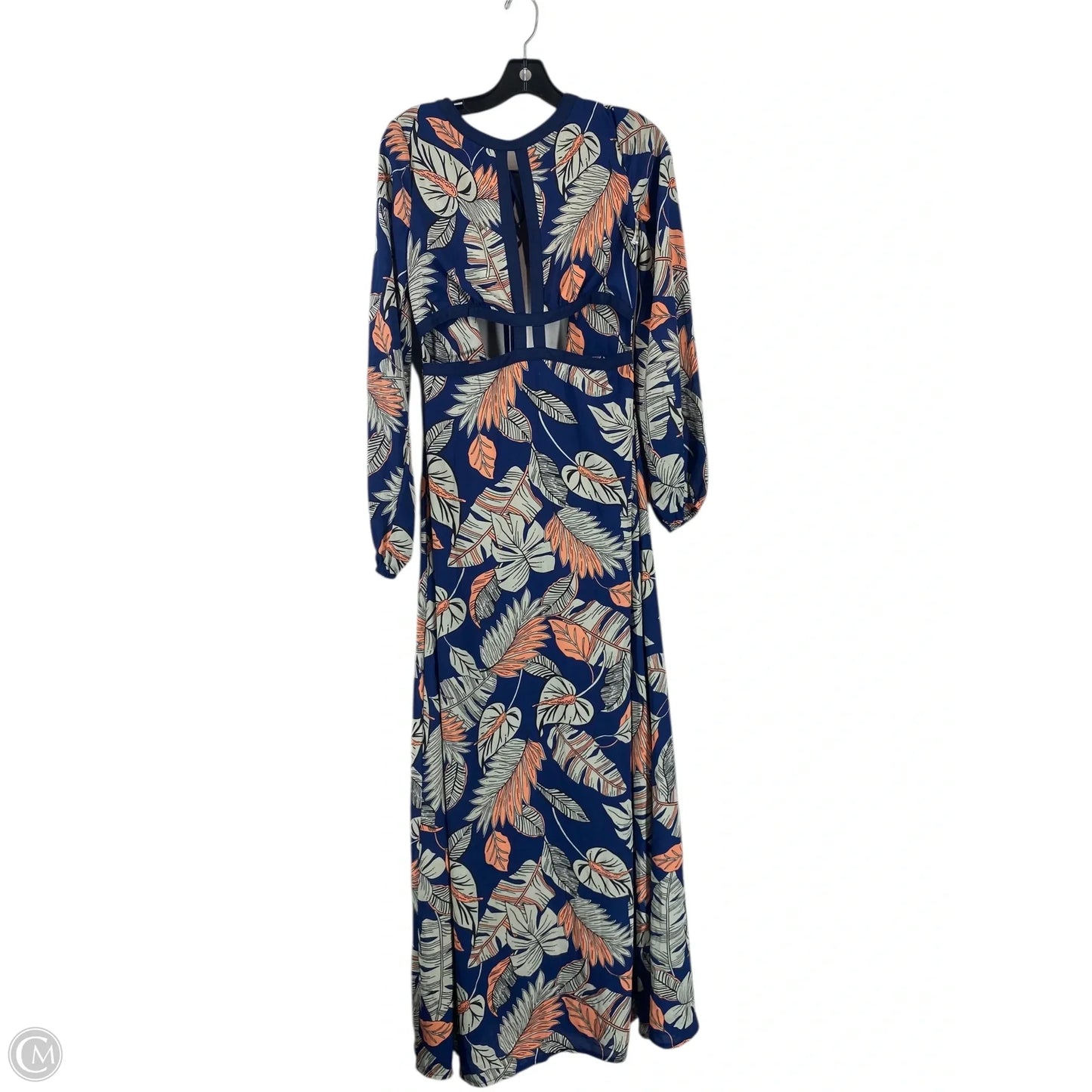 Dress Casual Maxi By Boohoo Boutique In Navy, Size: 4