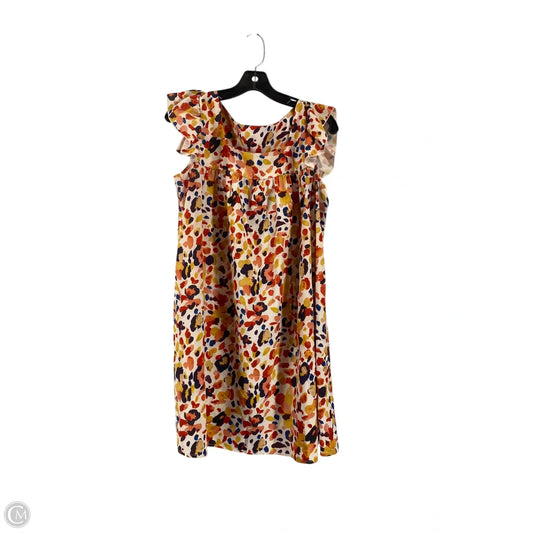 Dress Casual Short By Shein In Floral Print, Size: 1x