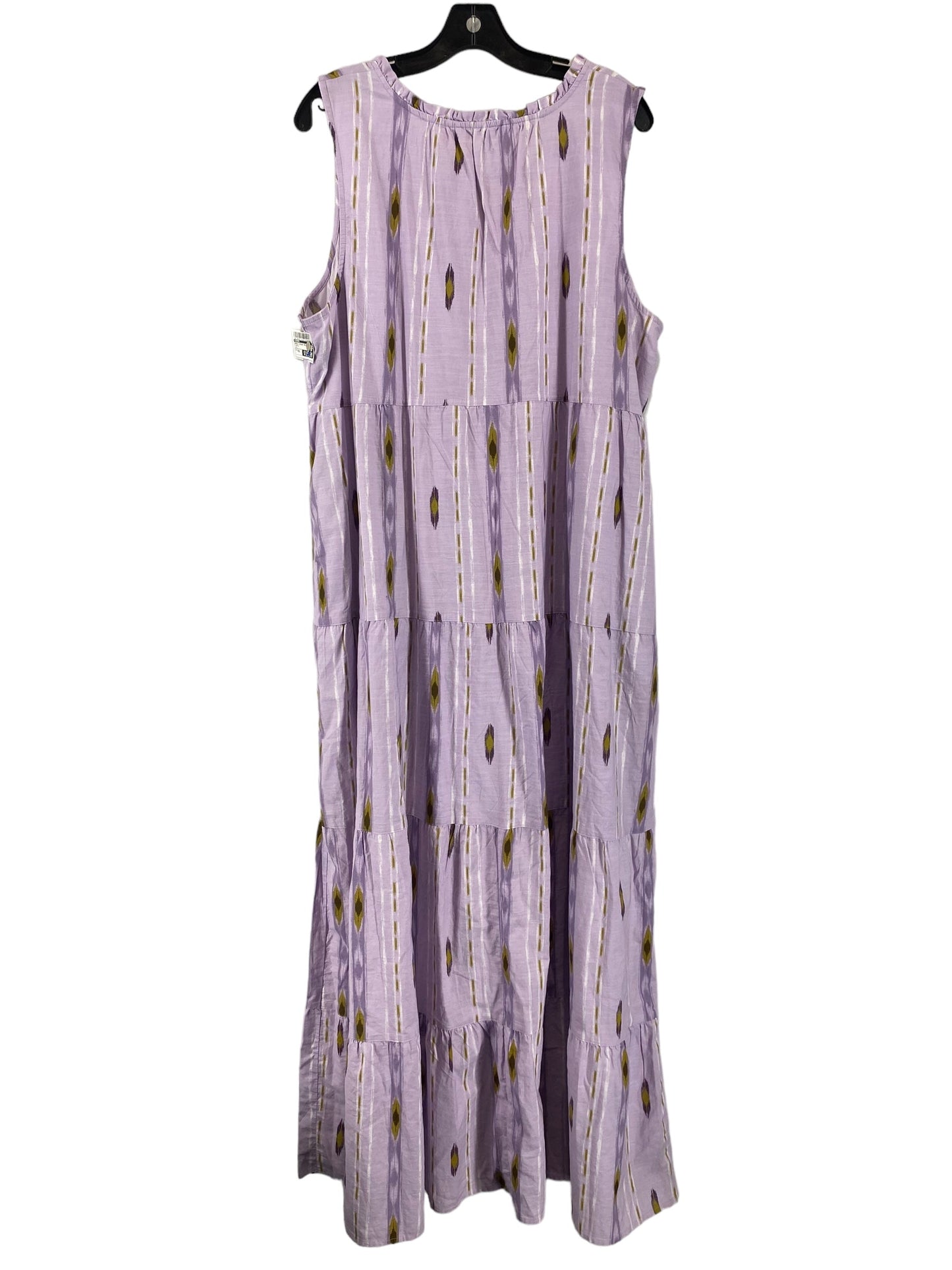 Purple Dress Casual Maxi Sonoma, Size Xxl