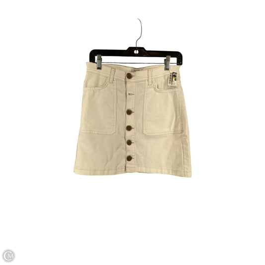 Skirt Mini & Short By Kensie In White Denim, Size: 6