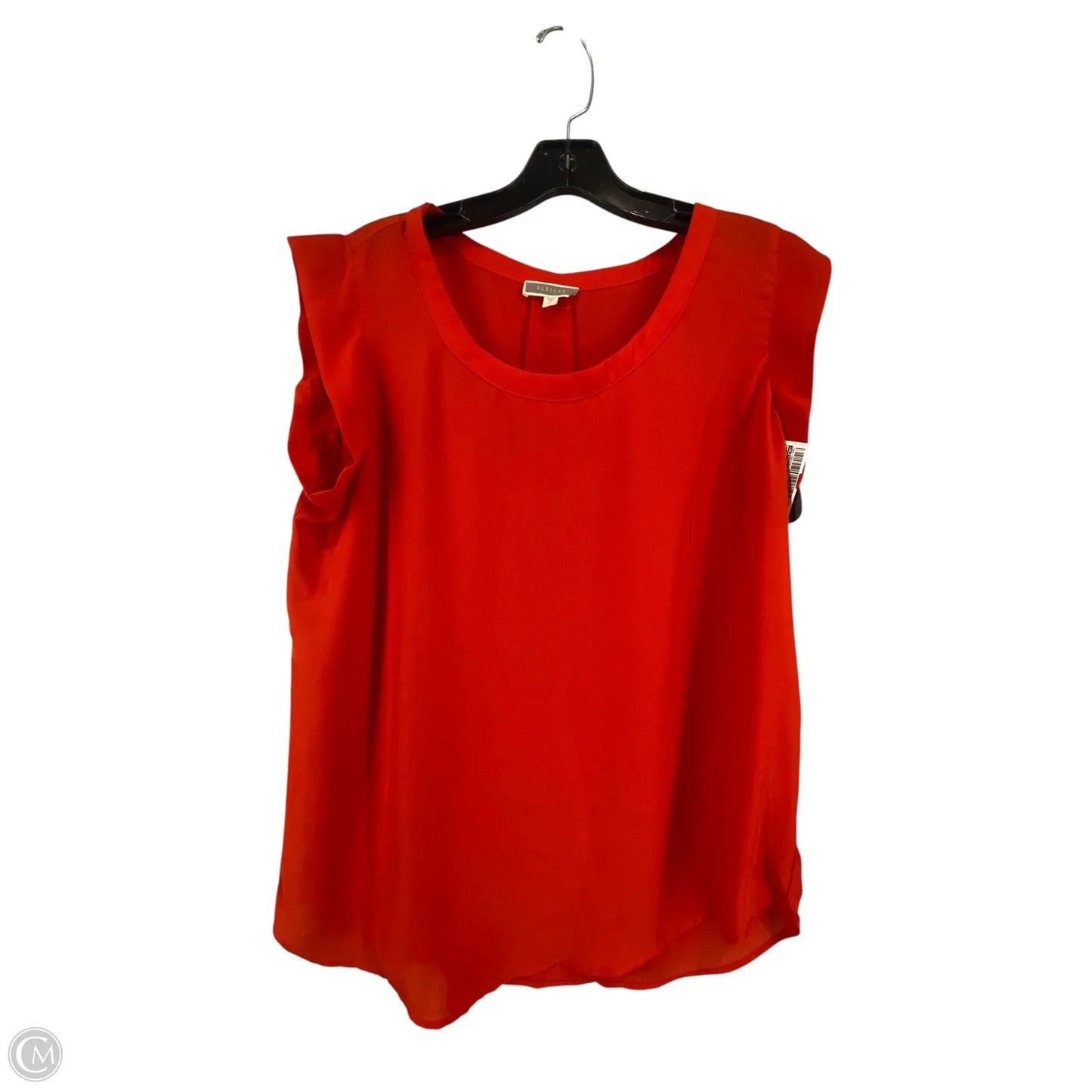 Top Sleeveless By Pleione In Orange, Size: M
