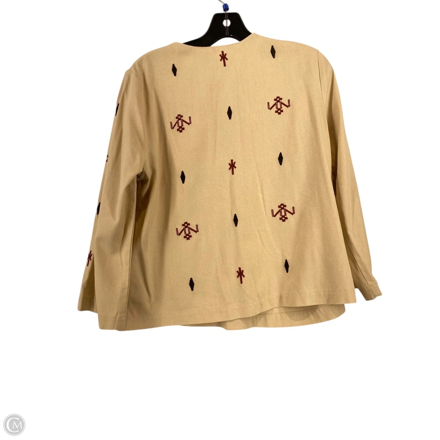 Top Long Sleeve By Madewell In Cream, Size: S