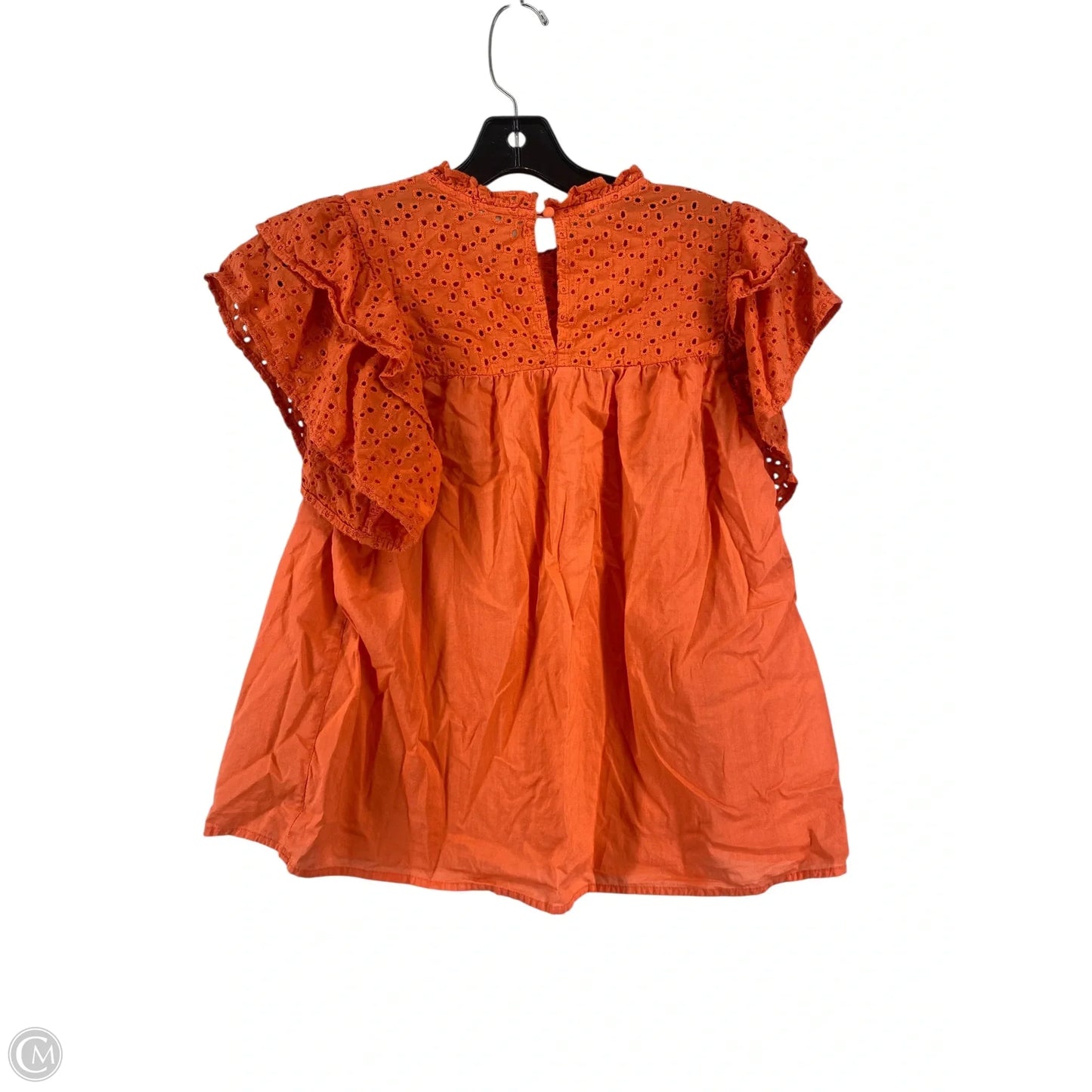 Top Short Sleeve By A New Day In Coral, Size: M