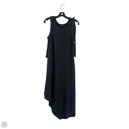 Dress Casual Midi By Zara In Black, Size: L
