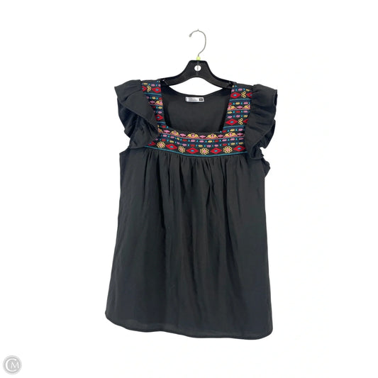 Top Sleeveless By Cme In Black, Size: M