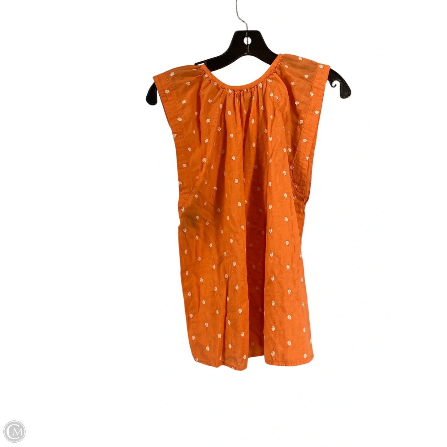 Top Sleeveless By Loft In Coral, Size: Xs