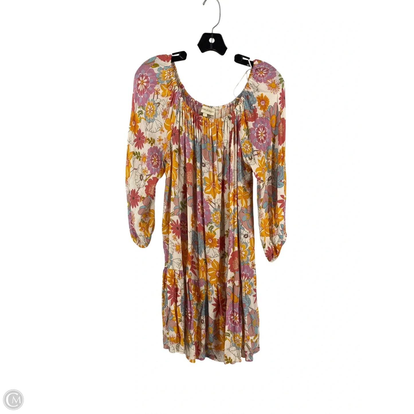 Top Long Sleeve By Cynthia Rowley In Floral Print, Size: L