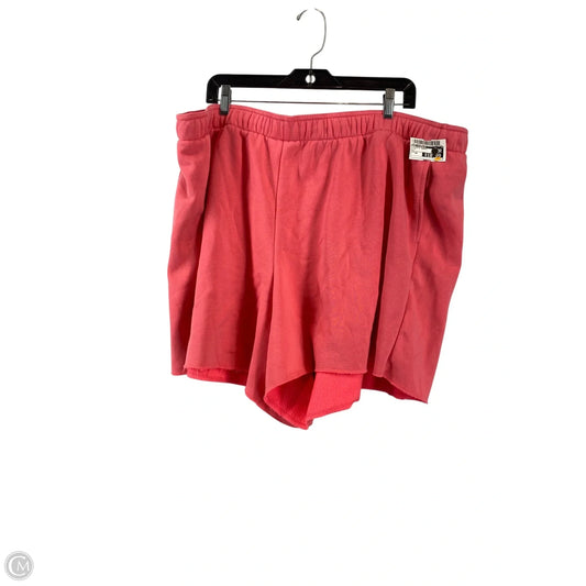 Athletic Shorts By Dsg Outerwear In Pink, Size: 2x