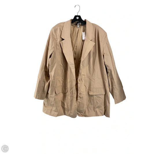 Blazer By New York And Co In Tan, Size: 4x