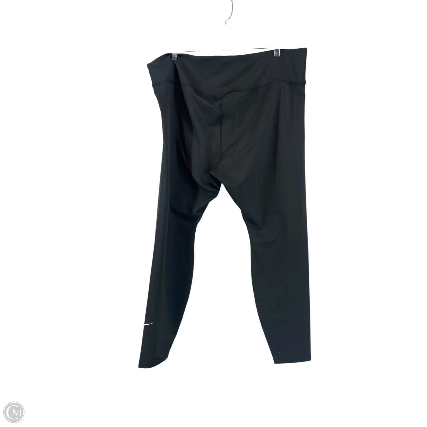 Athletic Leggings By Nike In Black, Size: 3x