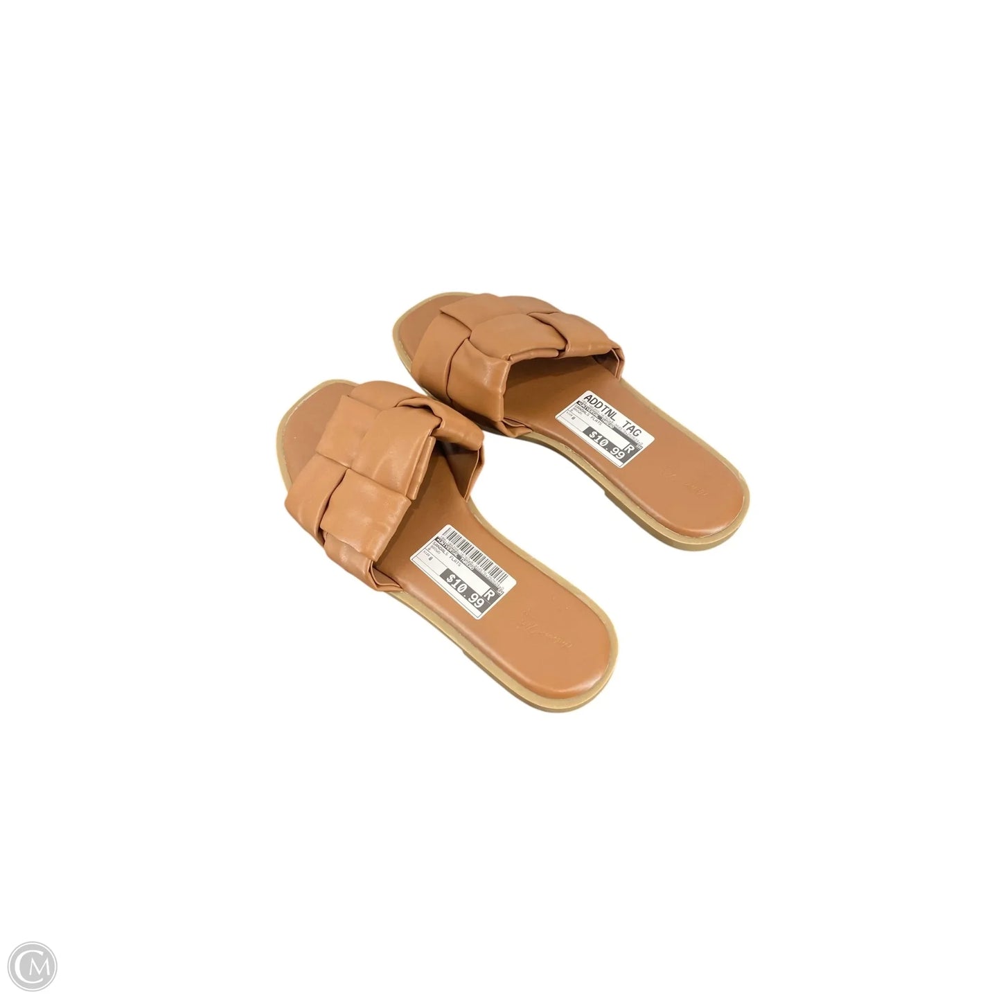 Sandals Flats By Universal Thread In Brown, Size: 8