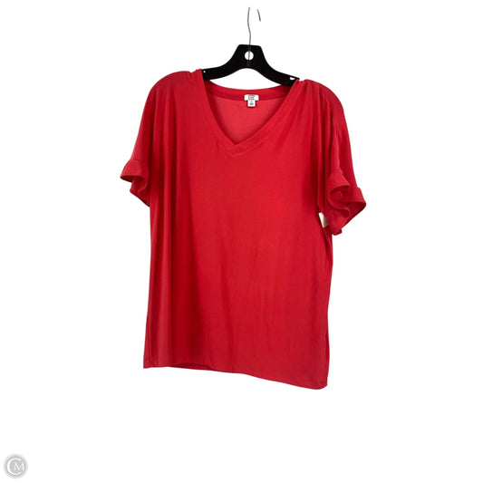Top Short Sleeve By Crown And Ivy In Pink, Size: S