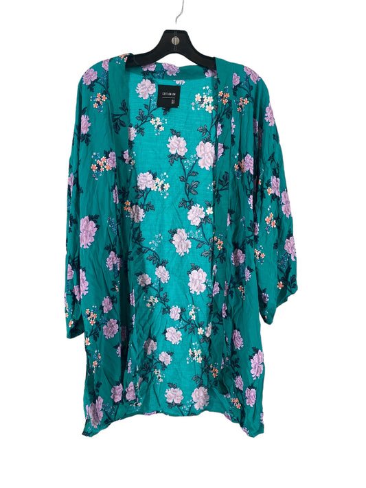 Green Swimwear Cover-up Clothes Mentor, Size Xs