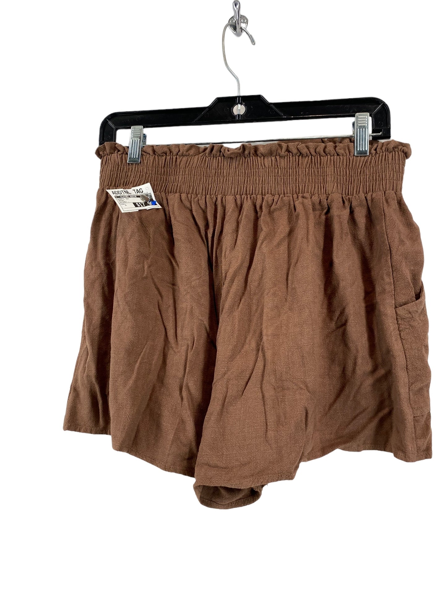 Brown Shorts Set Clothes Mentor, Size L